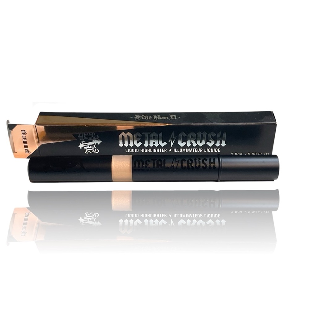 Kat Von D KVD Vegan: Gammaray Gamma Ray Metal Crush Liquid Highlighter Rose Gold